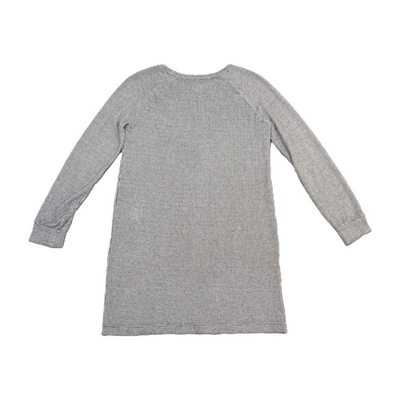 Lou & Grey Houndstooth Sweater Dress Long Sleeve Black White Womens XS Career - Picture 4 of 13